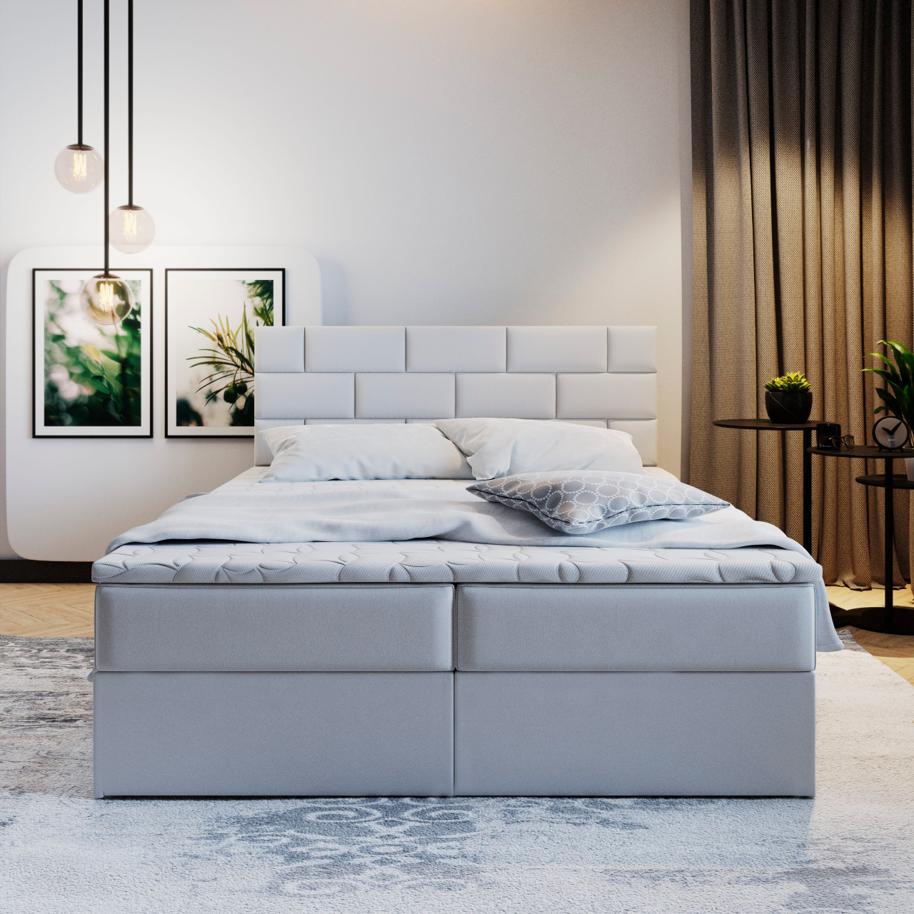 Akciós Kerlo boxspring ágy +ajándék fedőmatrac +ingyenes kiszállítás