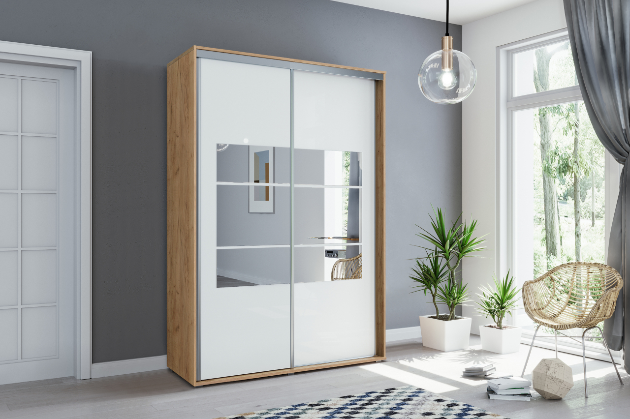 Akciós Jerevan (A2) 150 cm gardróbszekrény +ingyenes kiszállítás