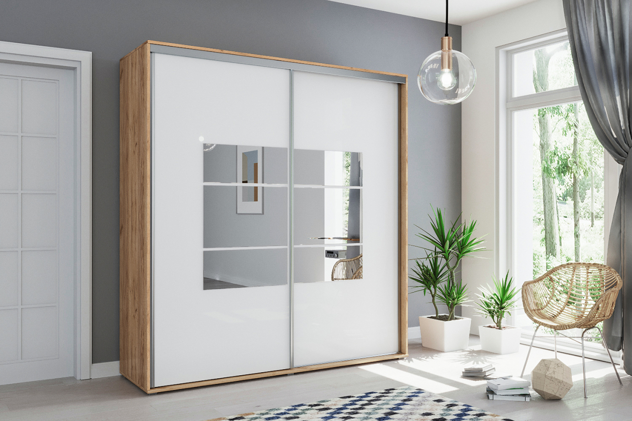 Akciós Jerevan (A2) 150 cm gardróbszekrény +ingyenes kiszállítás