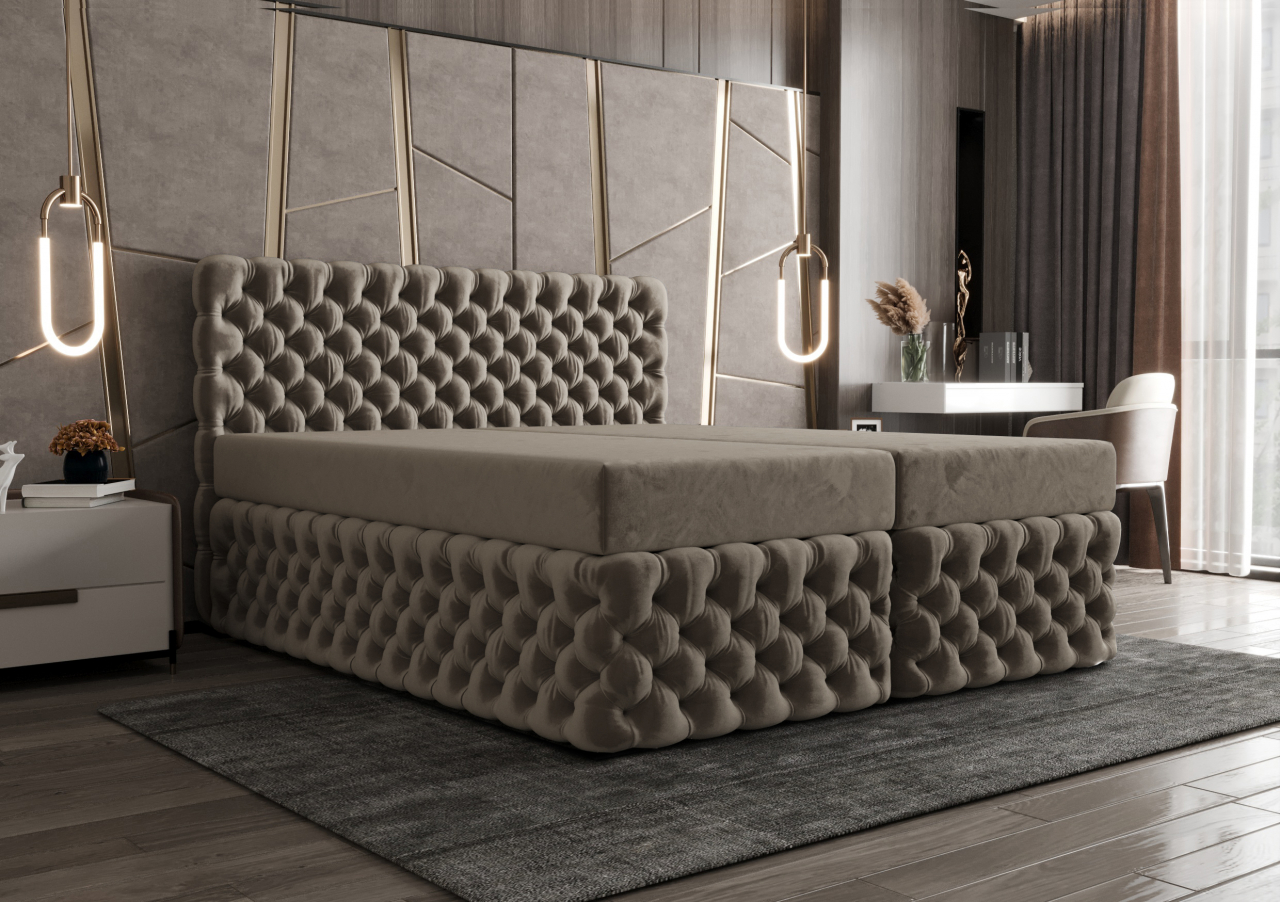 Akciós Figo Extra boxspring ágy +ajándék fedőmatrac +ingyenes kiszállítás RR