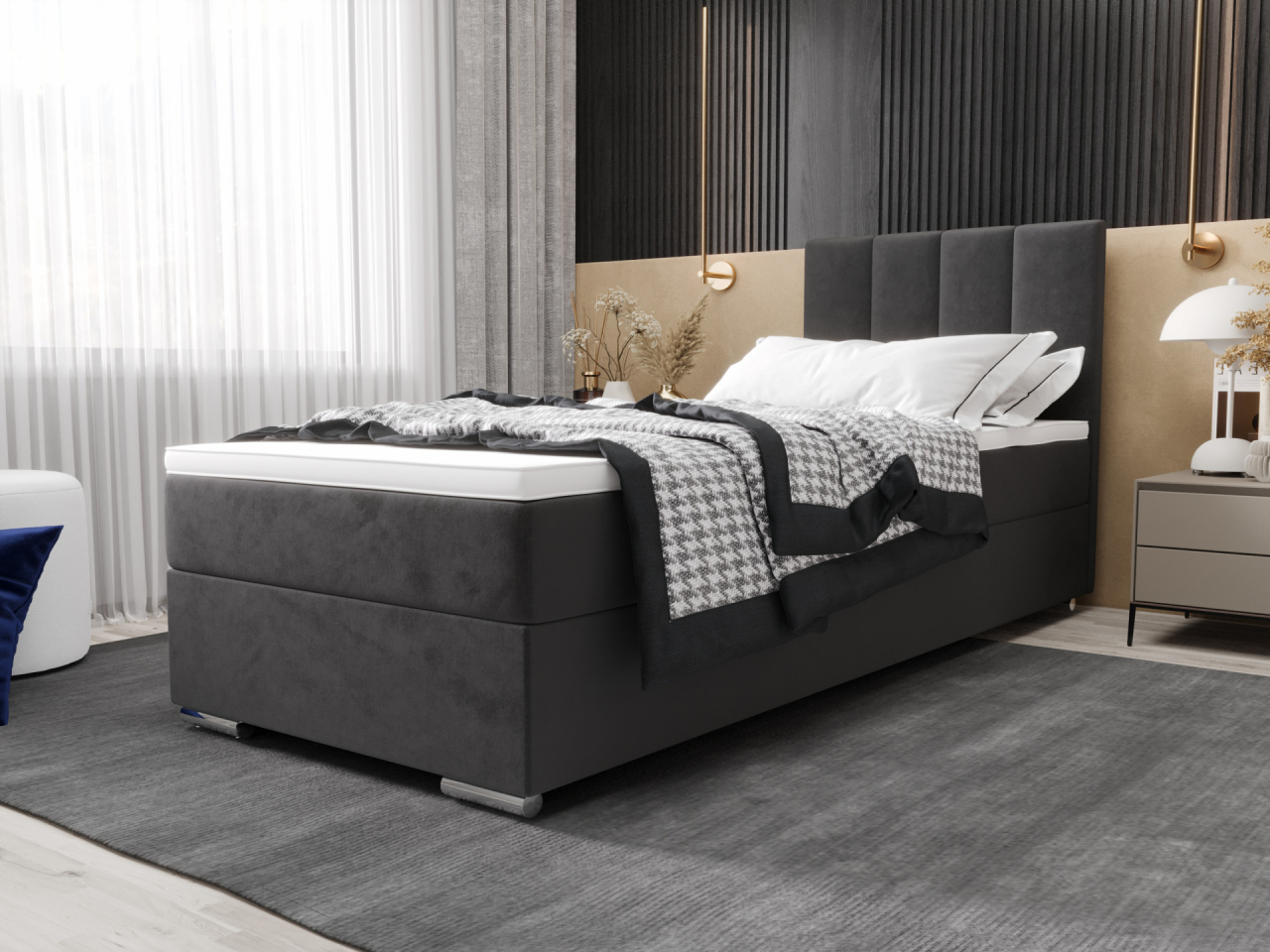 Akciós Zako2 boxspring heverő +ajándék fedőmatrac +ingyenes kiszállítás RR
