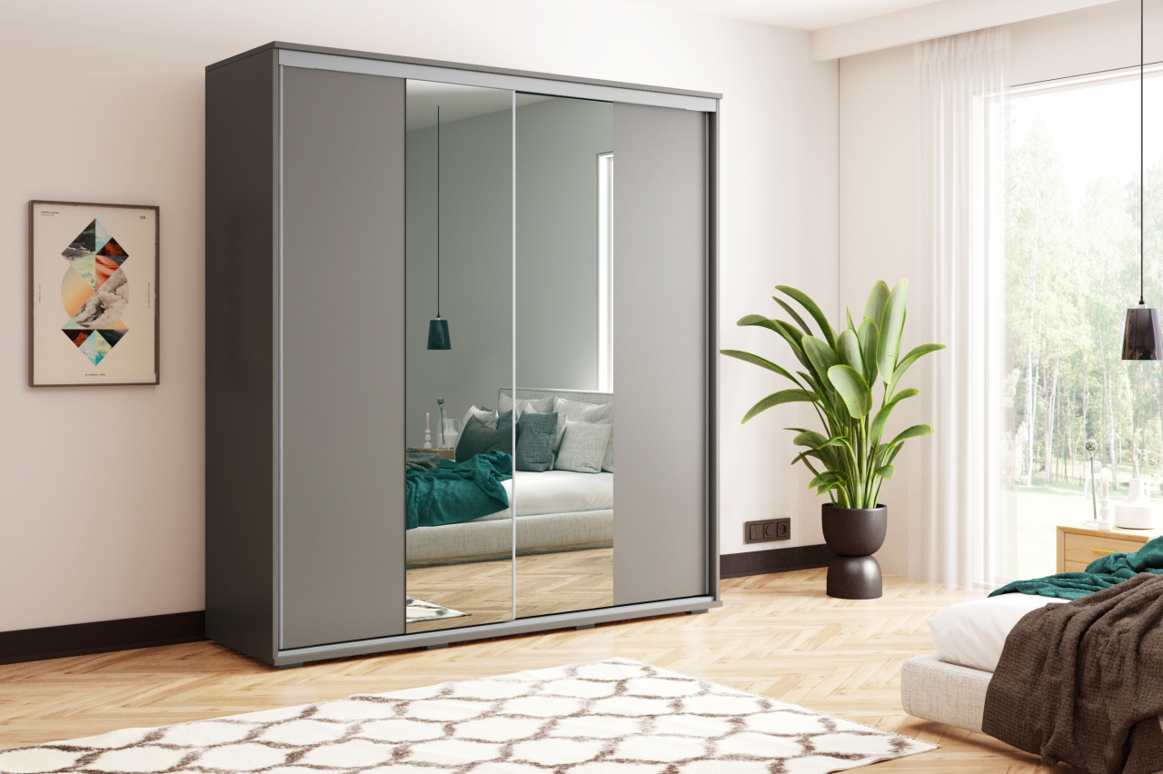 Akciós Siren (A3) 150 cm gardróbszekrény +ingyenes kiszállítás