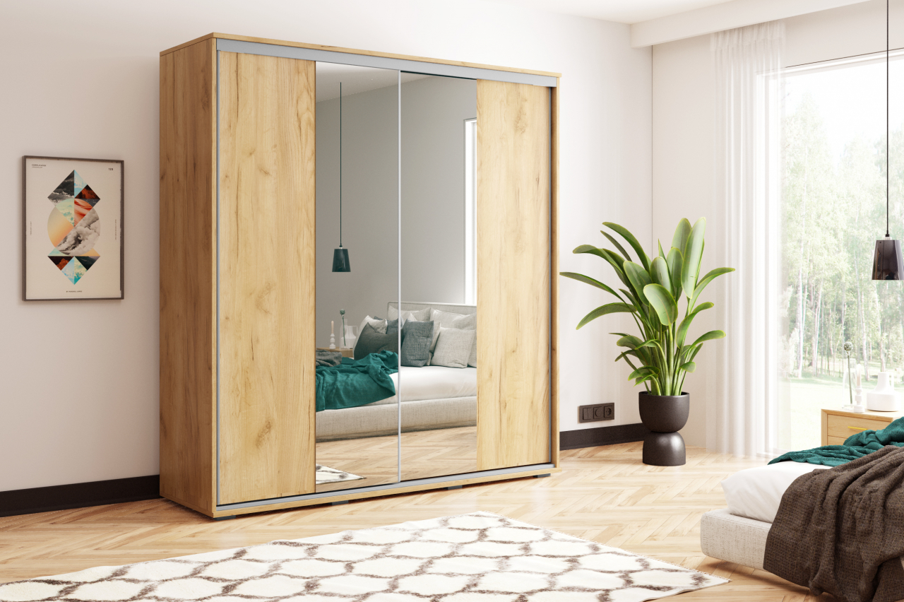 Akciós Siren (A3) 150 cm gardróbszekrény +ingyenes kiszállítás