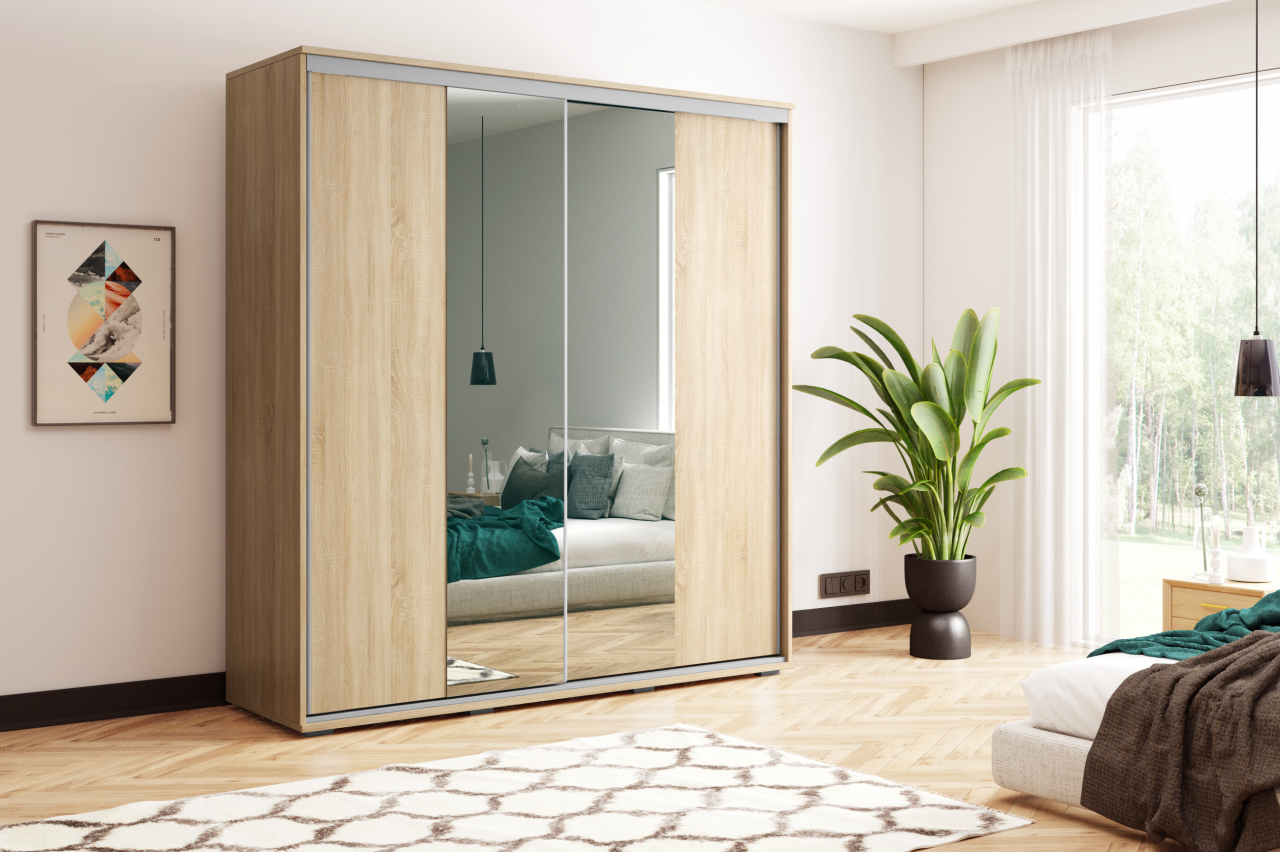 Akciós Siren (A3) 150 cm gardróbszekrény +ingyenes kiszállítás