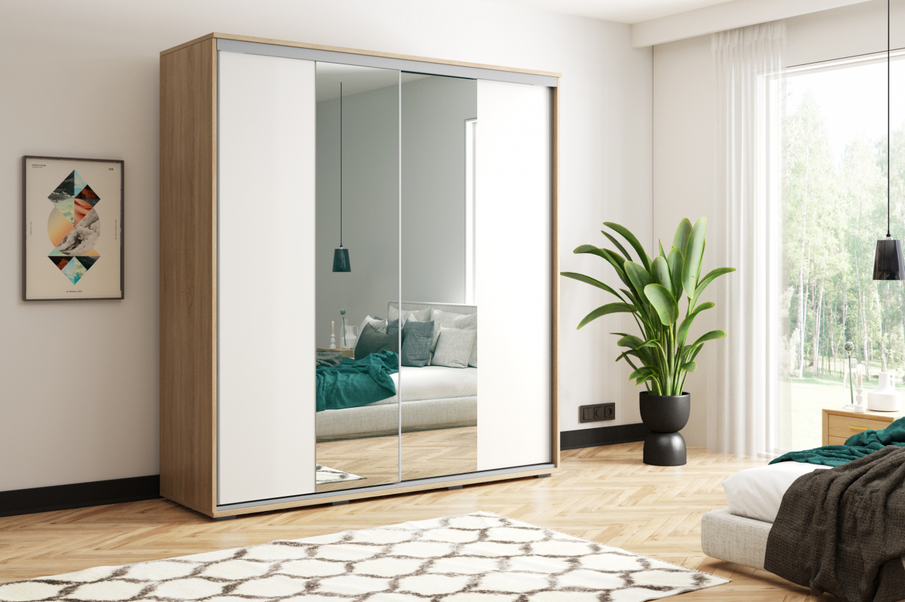 Akciós Siren (A3) 150 cm gardróbszekrény +ingyenes kiszállítás