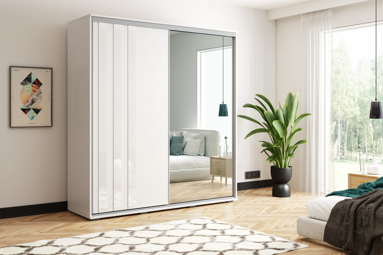 Akciós Kamala (A8) 150 cm gardróbszekrény +ingyenes kiszállítás