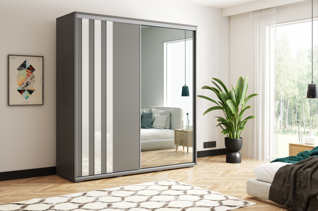 Akciós Kamala (A8) 150 cm gardróbszekrény +ingyenes kiszállítás