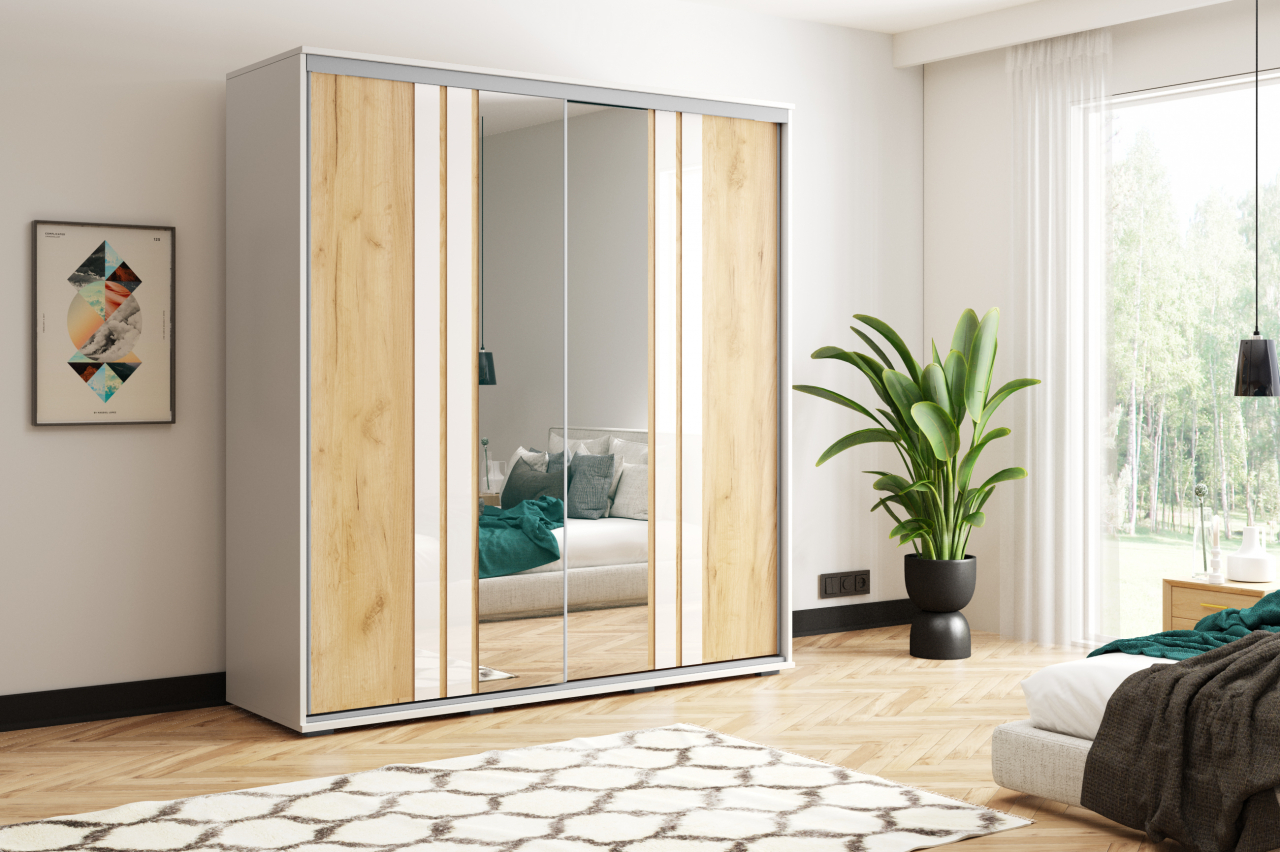 Akciós Harris (A10) 150 cm gardróbszekrény +ingyenes kiszállítás