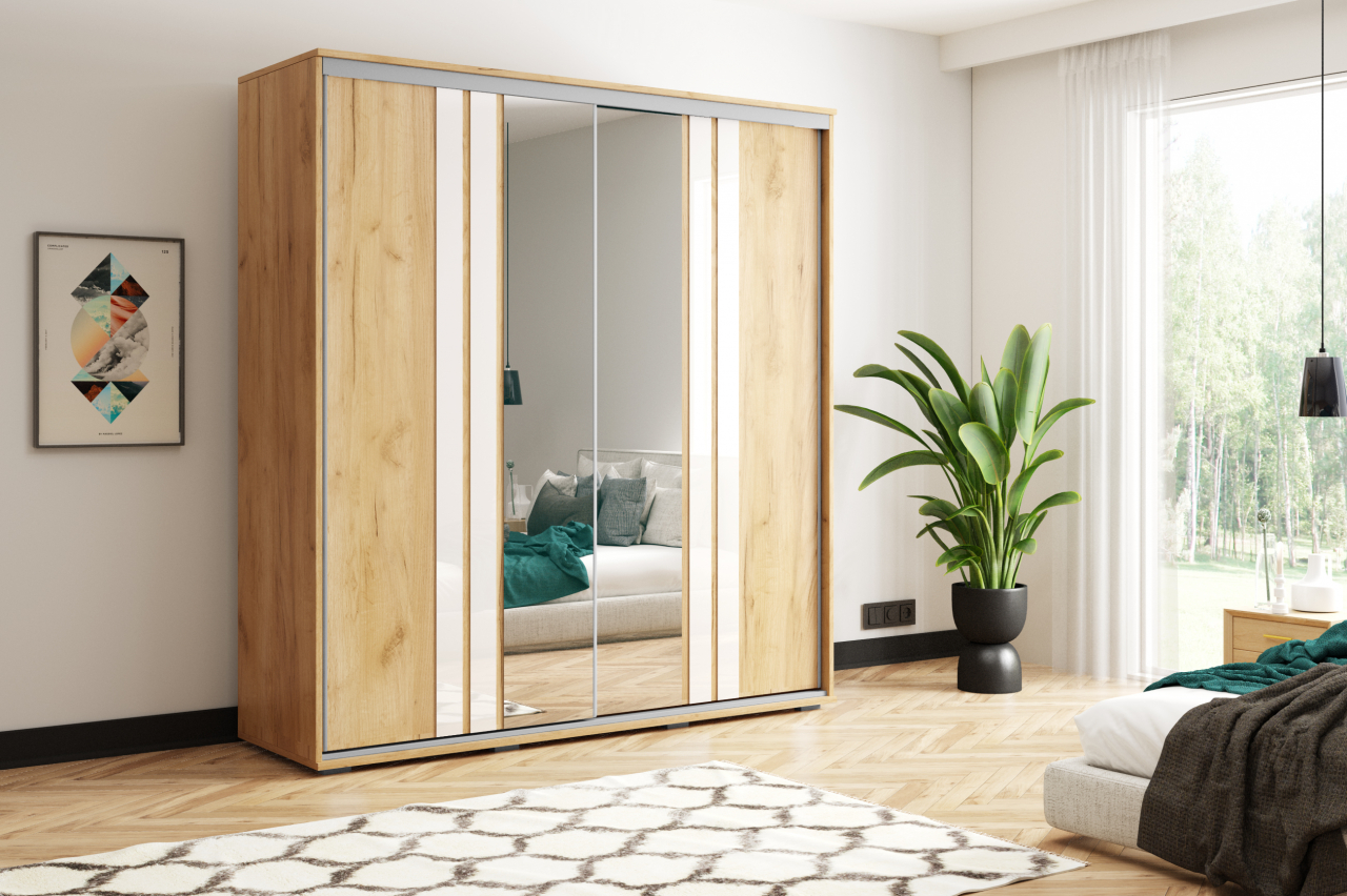 Akciós Harris (A10) 150 cm gardróbszekrény +ingyenes kiszállítás