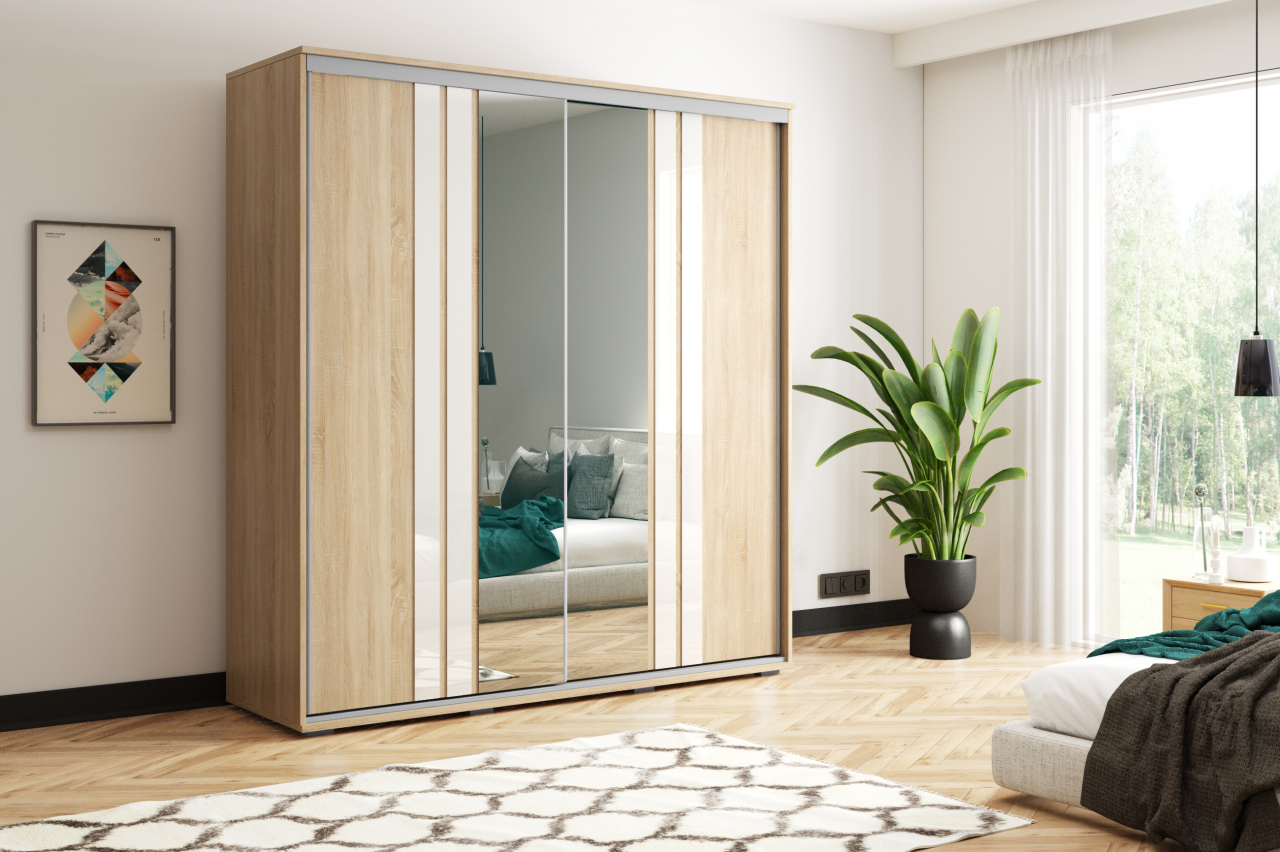 Akciós Harris (A10) 150 cm gardróbszekrény +ingyenes kiszállítás