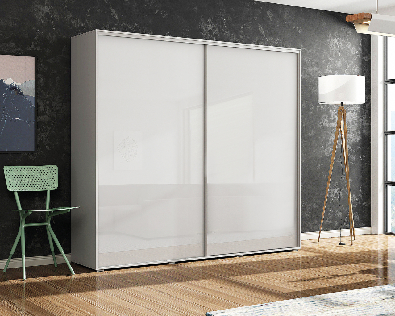 Akciós Larry (A15) 150 cm gardróbszekrény +ingyenes kiszállítás