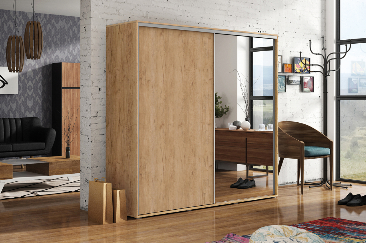 Akciós Catania (A20) 150 cm gardróbszekrény +ingyenes kiszállítás 