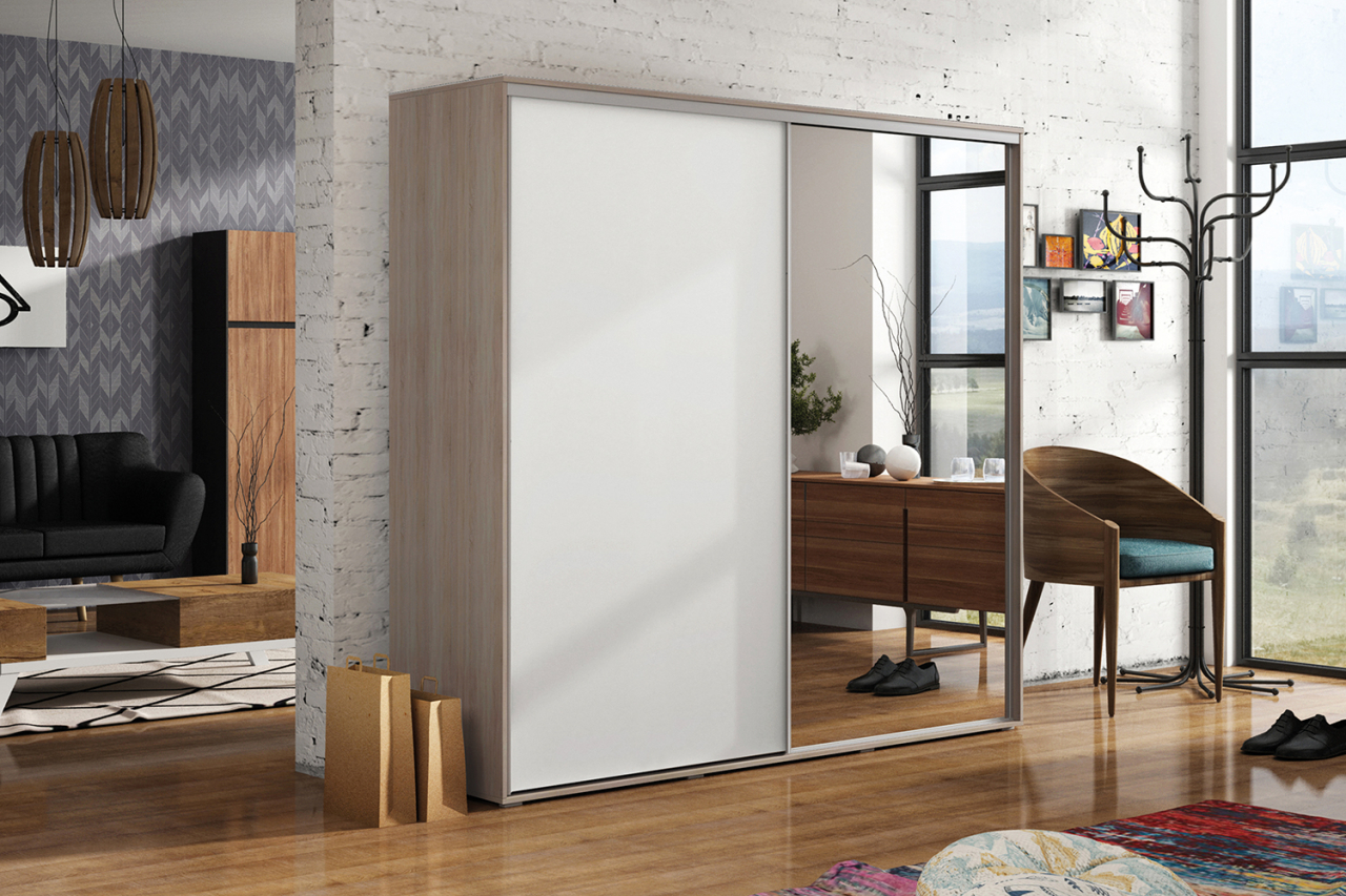 Akciós Catania (A20) 150 cm gardróbszekrény +ingyenes kiszállítás 