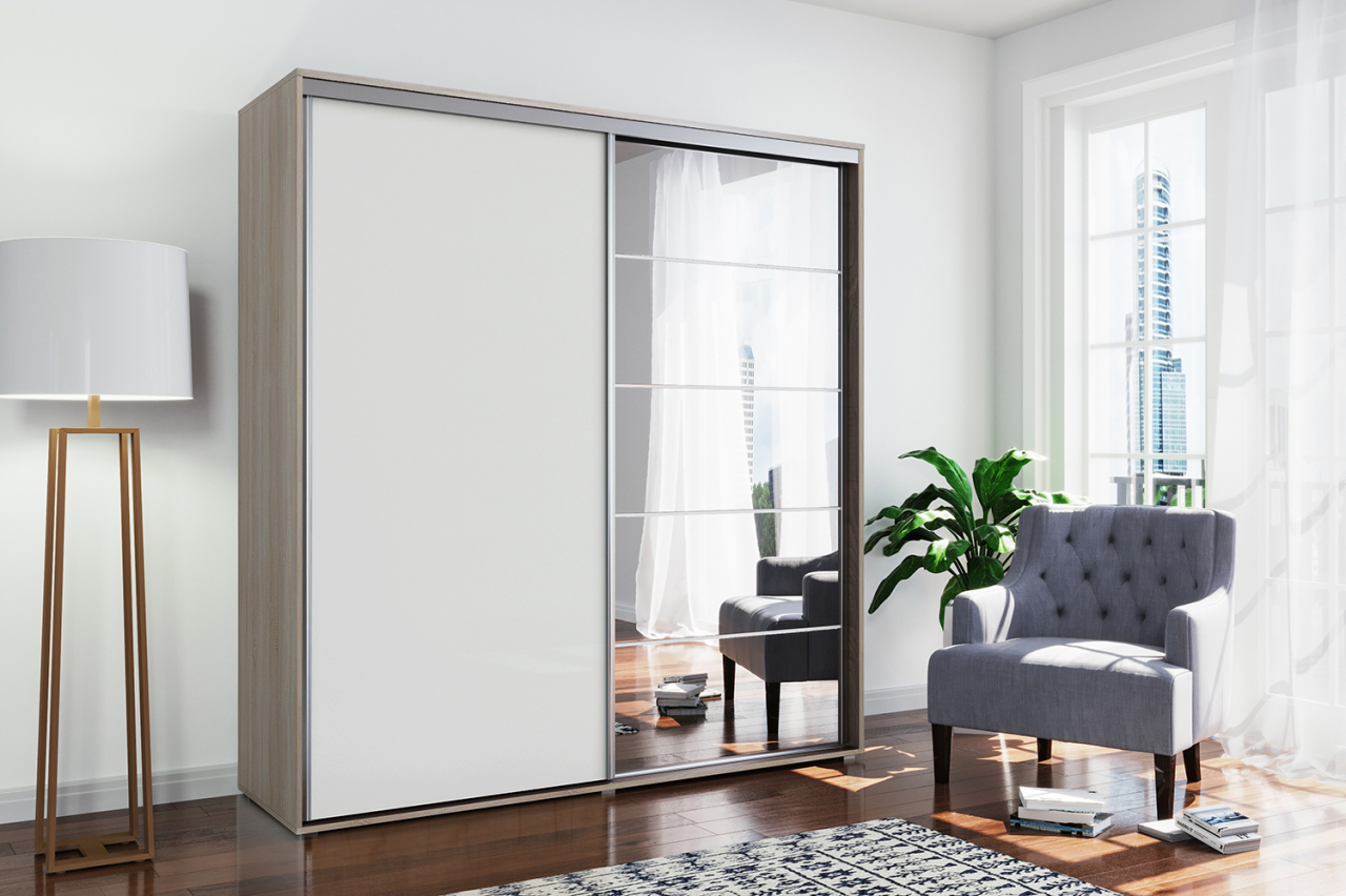 Akciós Mallorca (A21) 150 cm gardróbszekrény +ingyenes kiszállítás