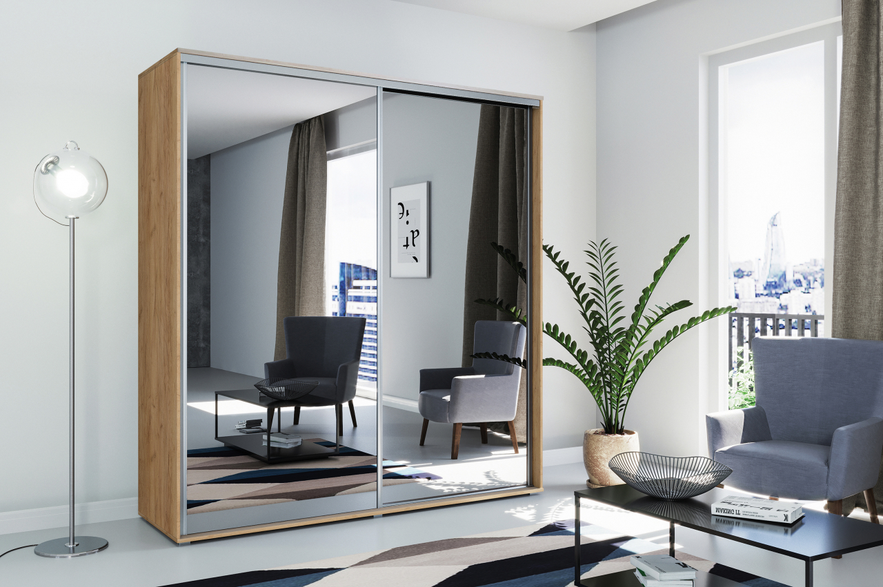 Akciós Palermo (A1) 150 cm gardróbszekrény +ingyenes kiszállítás