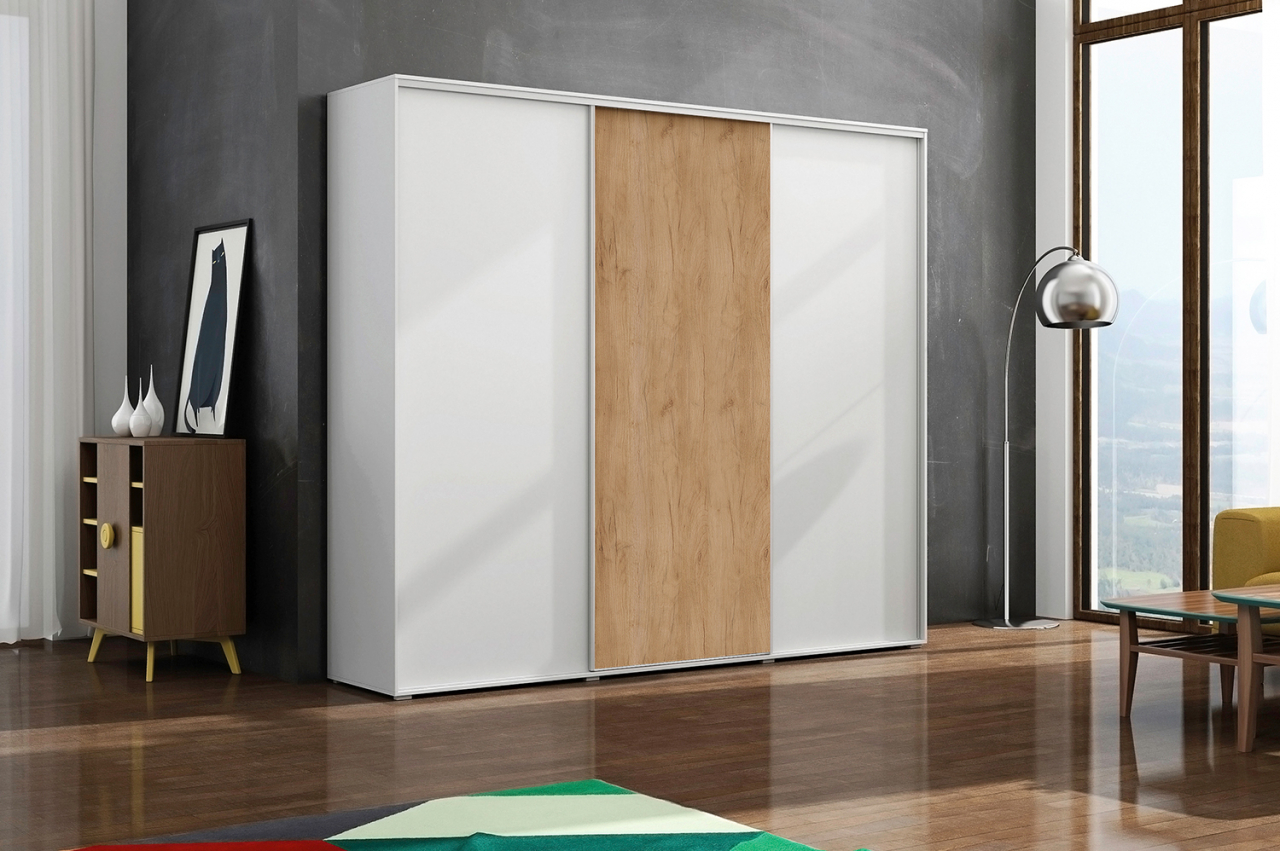 Akciós Luxor (A24) 250 cm gardróbszekrény +ingyenes kiszállítás