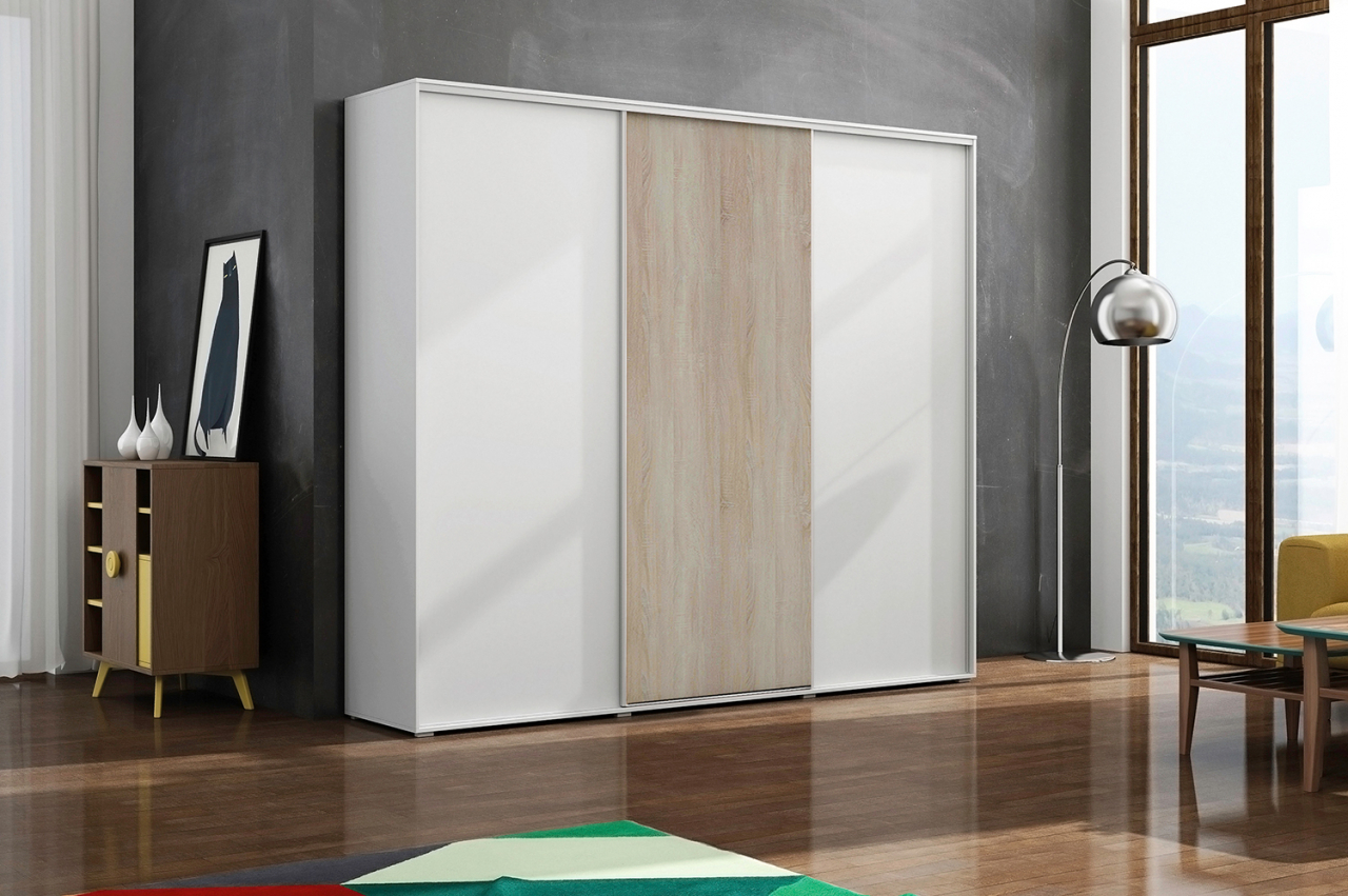 Akciós Luxor (A24) 250 cm gardróbszekrény +ingyenes kiszállítás