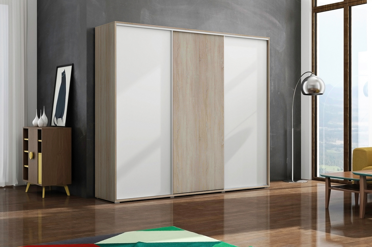 Akciós Luxor (A24) 250 cm gardróbszekrény +ingyenes kiszállítás