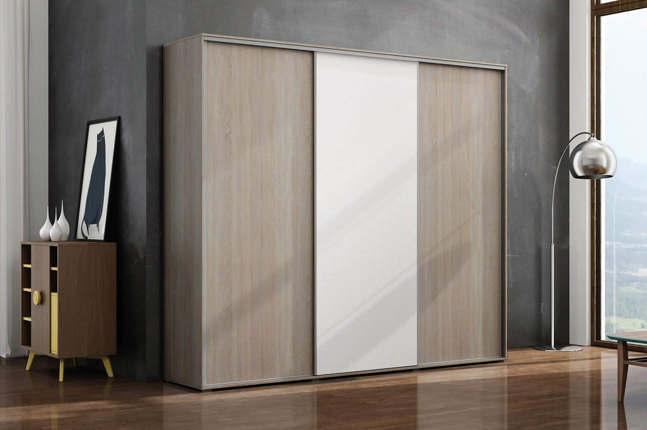 Akciós Luxor (A24) 250 cm gardróbszekrény +ingyenes kiszállítás