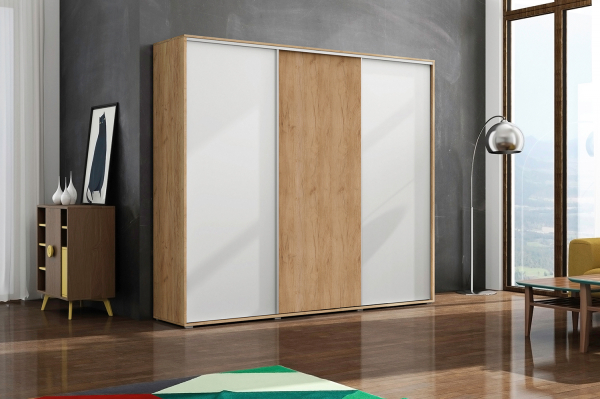 Akciós Luxor (A24) 250 cm gardróbszekrény +ingyenes kiszállítás