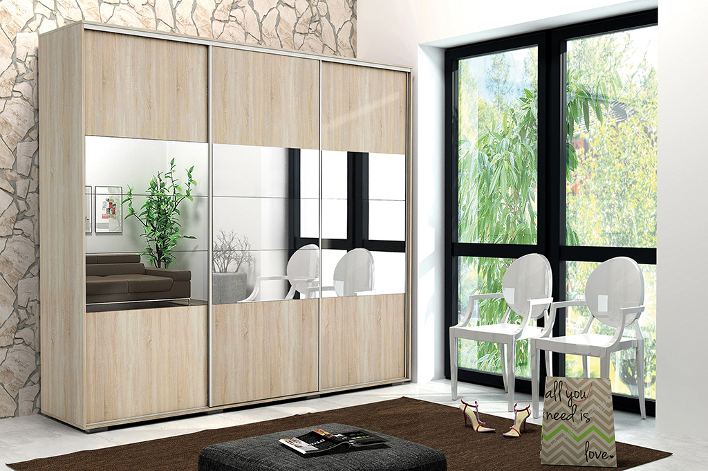 Akciós Giorga (A26) 250 cm gardróbszekrény +ingyenes kiszállítás