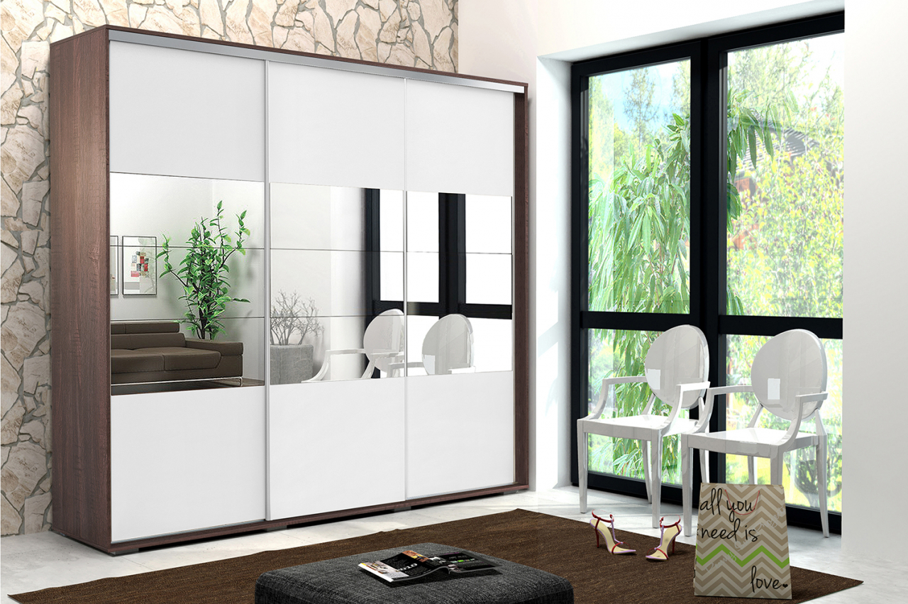 Akciós Giorga (A26) 250 cm gardróbszekrény +ingyenes kiszállítás