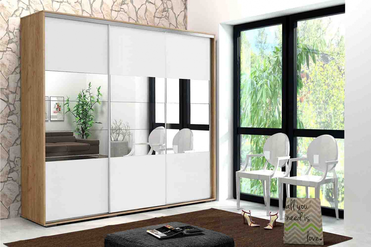 Akciós Giorga (A26) 250 cm gardróbszekrény +ingyenes kiszállítás