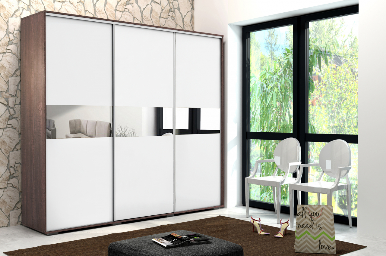 Akciós Vermont (A27) 250 cm gardróbszekrény +ingyenes kiszállítás