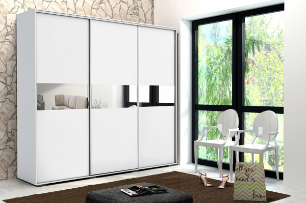 Akciós Vermont (A27) 250 cm gardróbszekrény +ingyenes kiszállítás