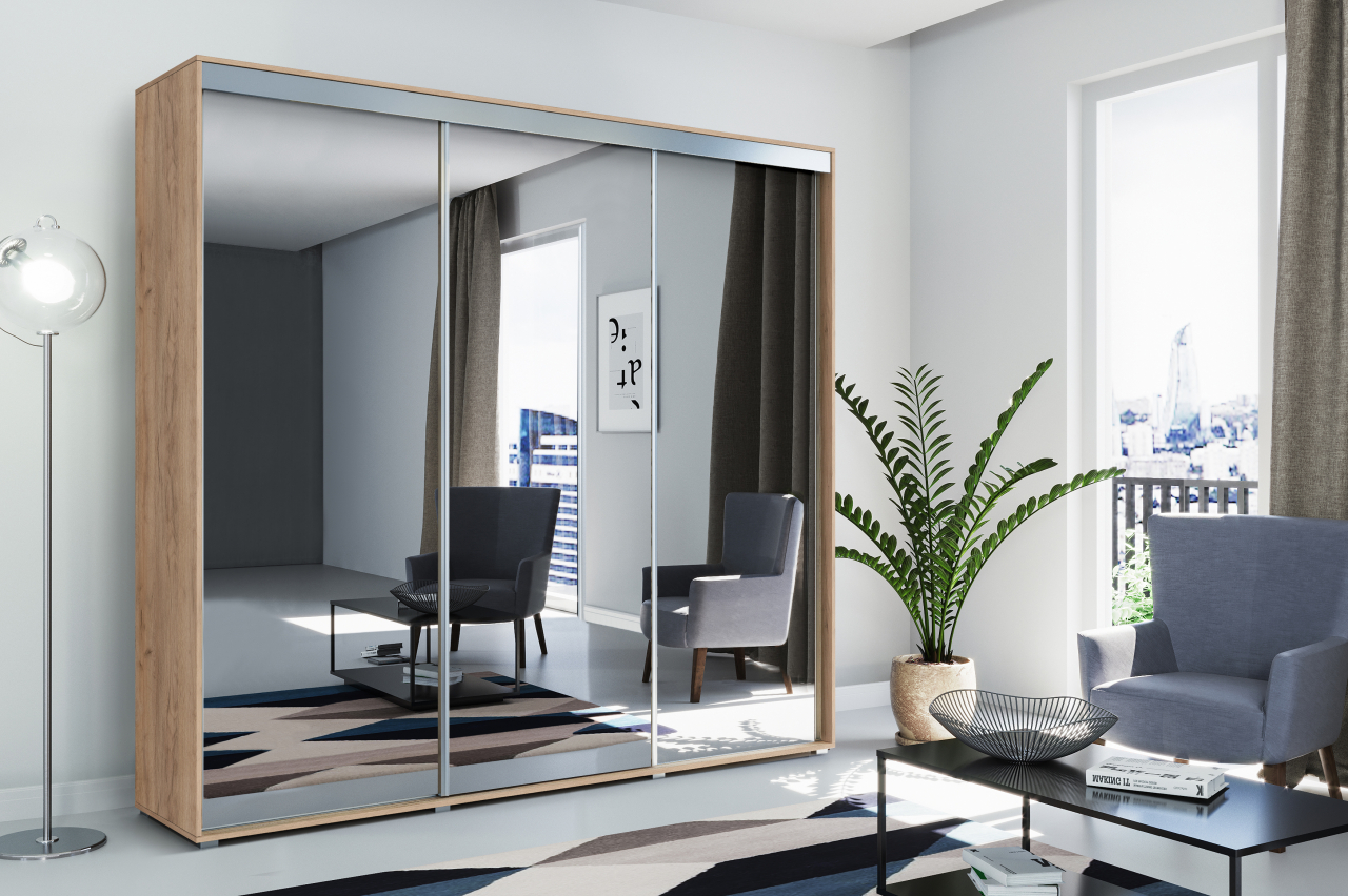 Akciós Luigi (A31) 250 cm gardróbszekrény +ingyenes kiszállítás