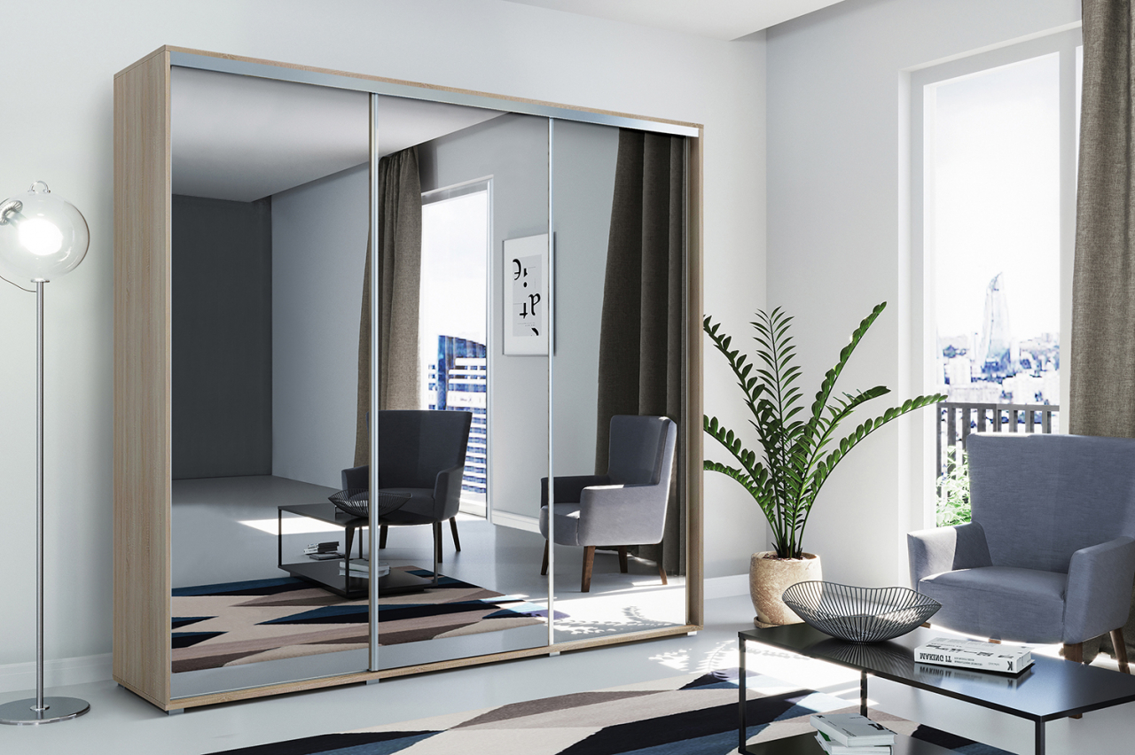 Akciós Luigi (A31) 250 cm gardróbszekrény +ingyenes kiszállítás