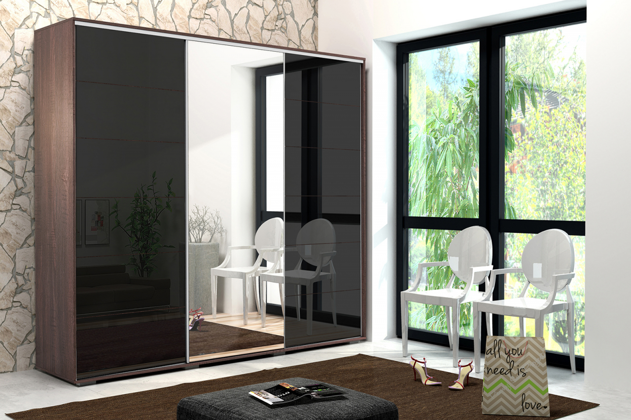 Akciós Hanna (A32) 250 cm gardróbszekrény +ingyenes kiszállítás