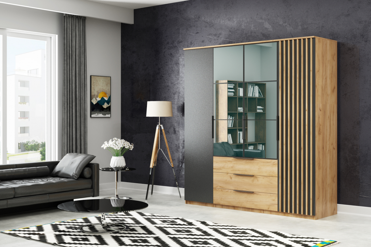 Akciós Sorento 200 cm gardróbszekrény +ingyenes kiszállítás