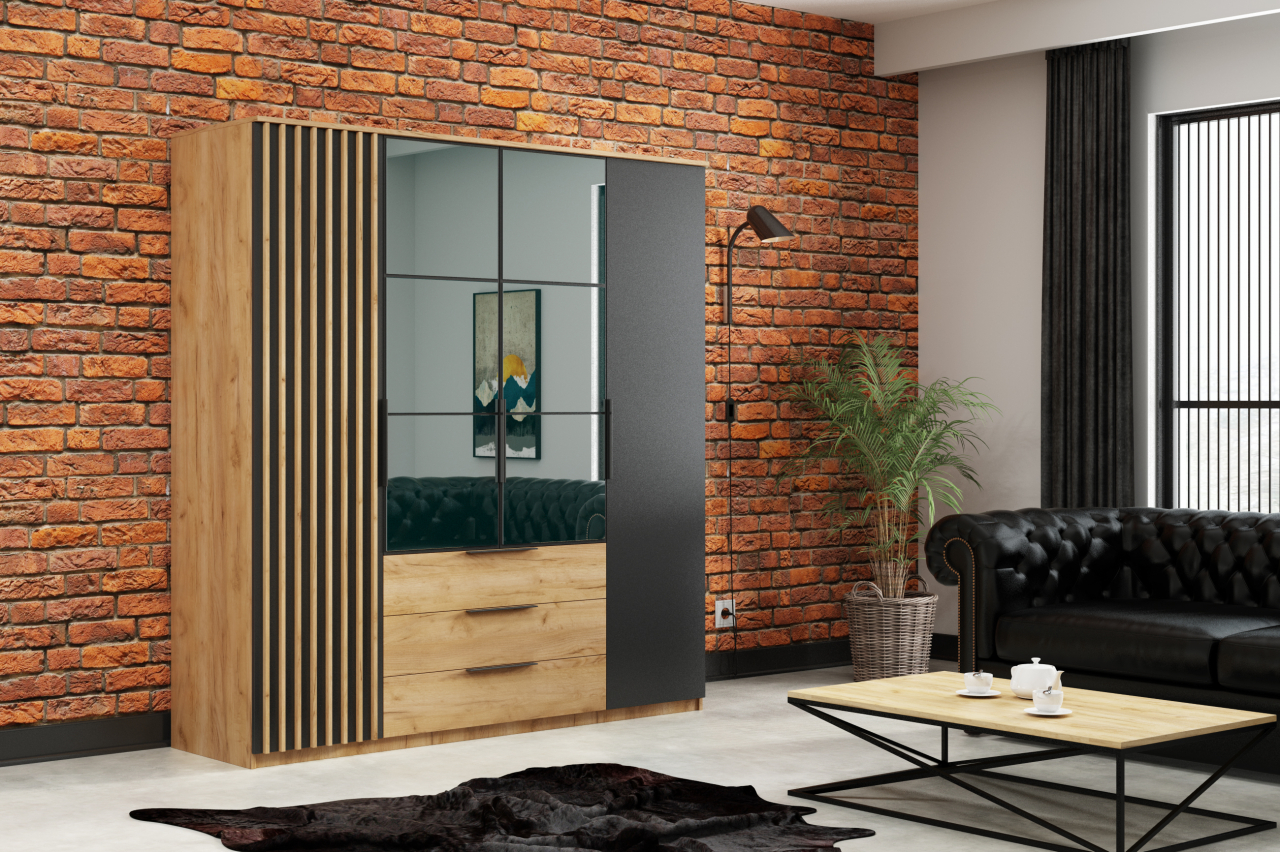 Akciós Sorento 200 cm gardróbszekrény +ingyenes kiszállítás