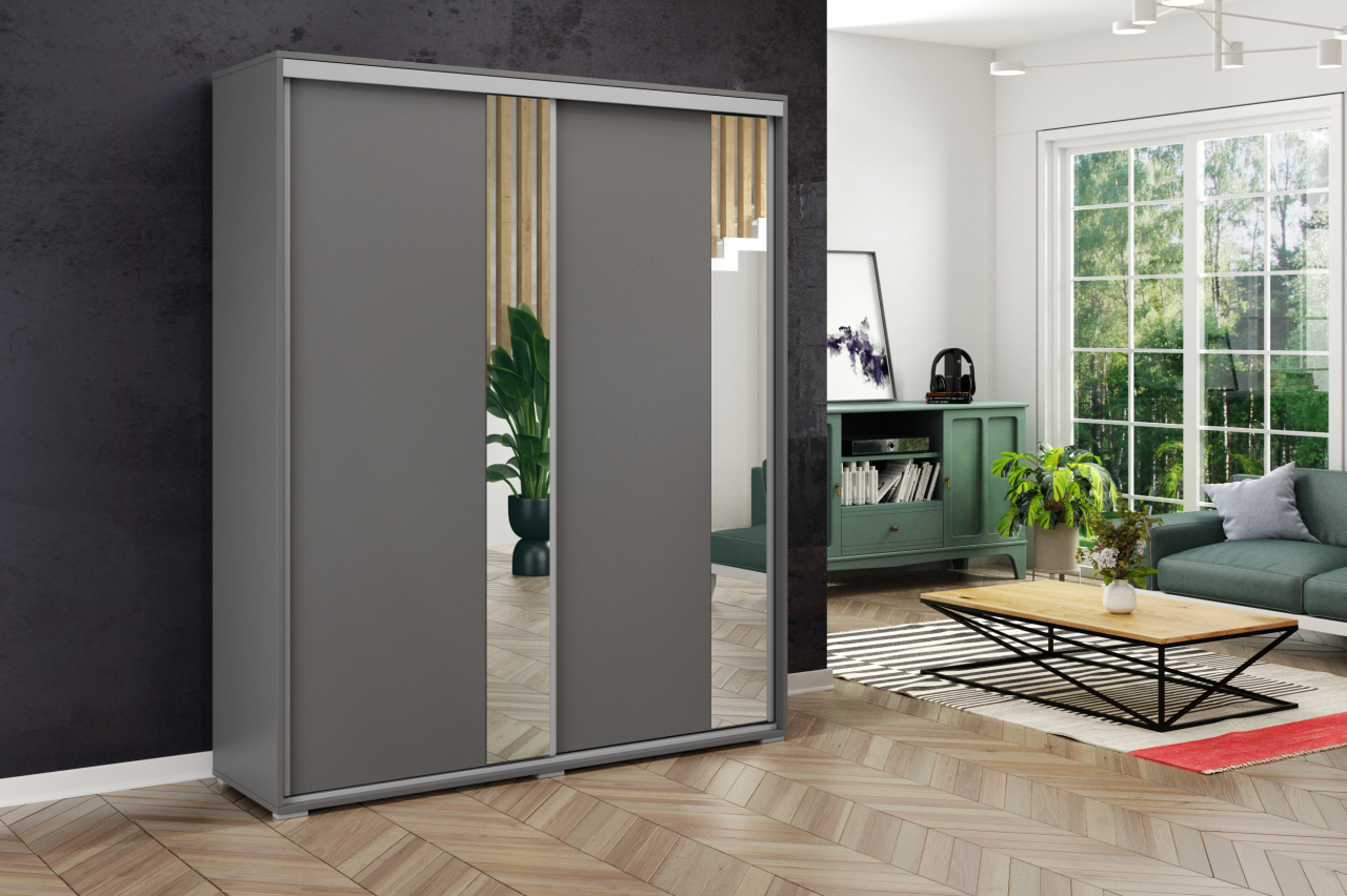 Akciós Veronika (A4) 200 cm gardróbszekrény +ingyenes kiszállítás