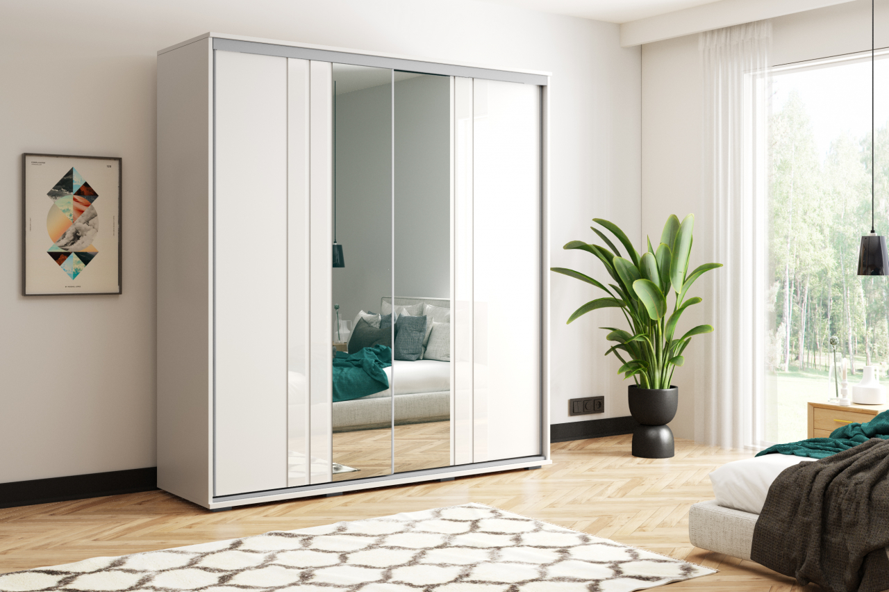 Akciós Harris (A10) 200 cm gardróbszekrény +ingyenes kiszállítás