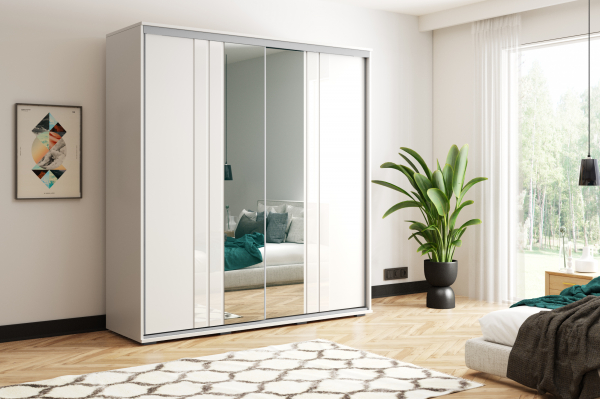 Akciós Harris (A10) 200 cm gardróbszekrény +ingyenes kiszállítás