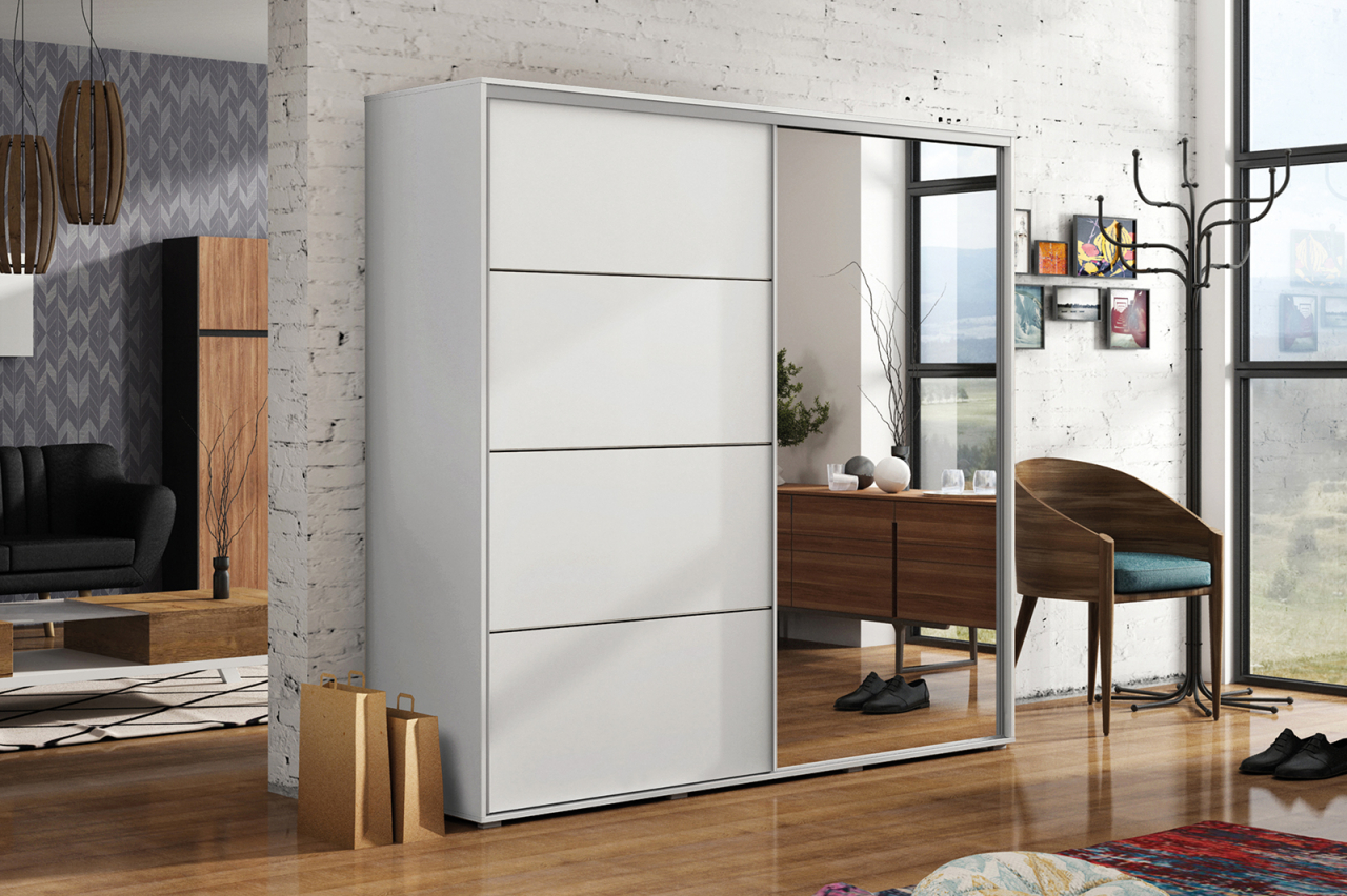 Akciós Lana (A12) 200 cm gardróbszekrény +ingyenes kiszállítás