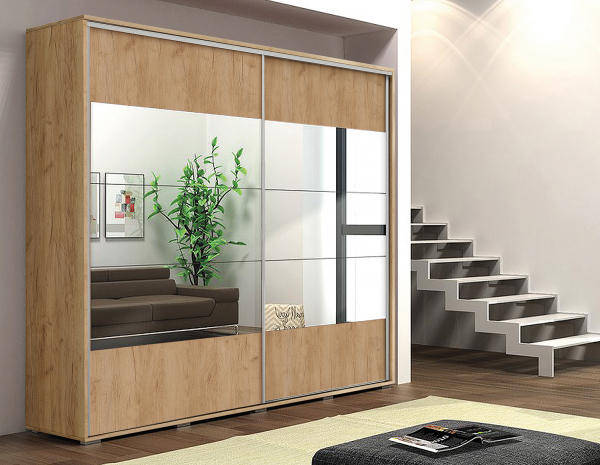 Akciós Berlin (A17) 200 cm gardróbszekrény +ingyenes kiszállítás