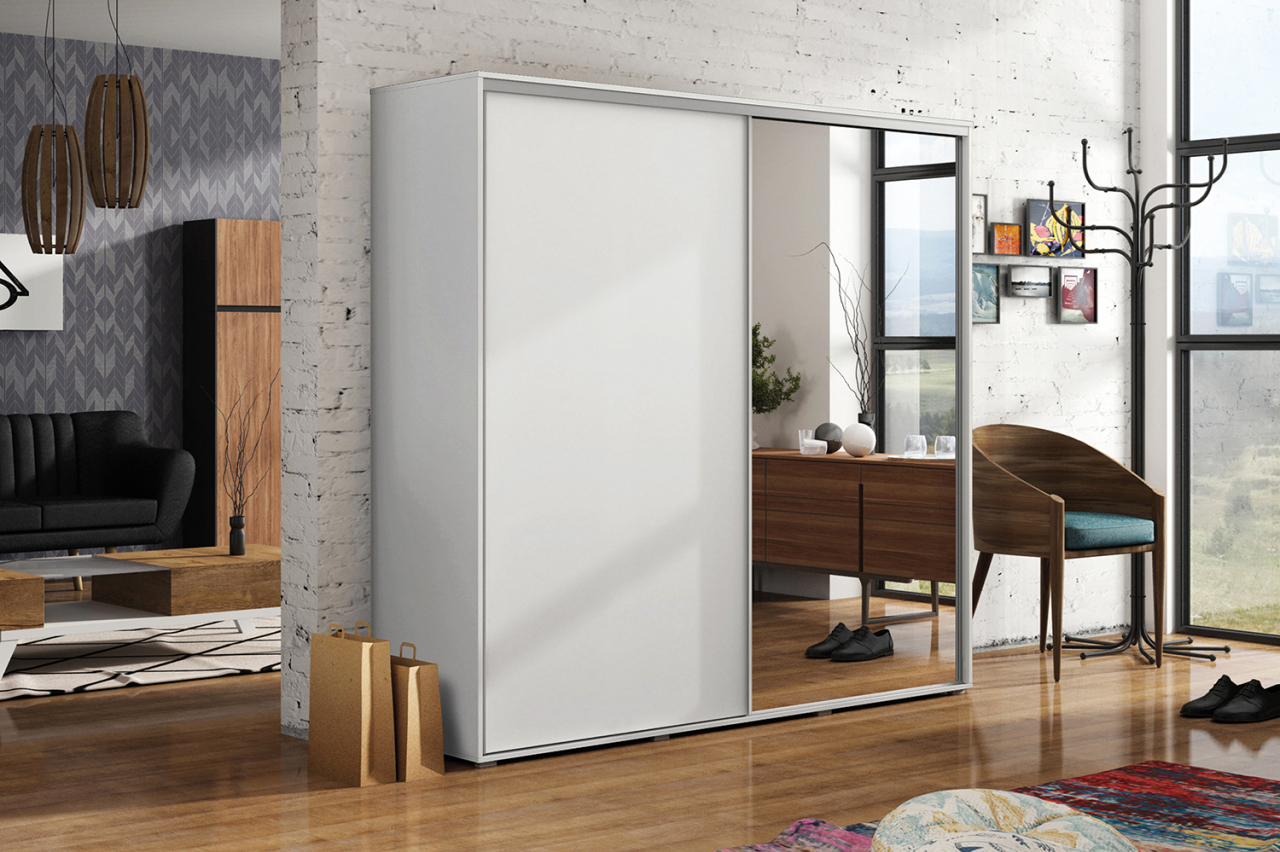 Akciós Catania (A20) 200 cm gardróbszekrény +ingyenes kiszállítás