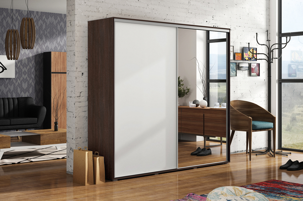 Akciós Catania (A20) 200 cm gardróbszekrény +ingyenes kiszállítás