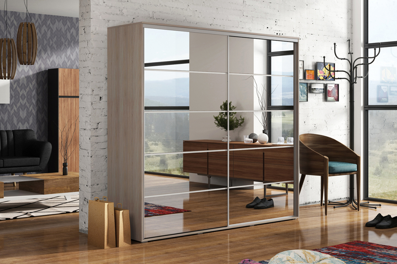 Akciós Valencia (A19) 200 cm gardróbszekrény +ingyenes kiszállítás