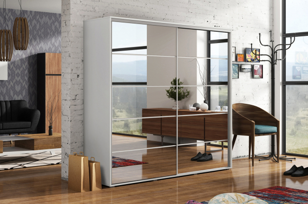 Akciós Valencia (A19) 200 cm gardróbszekrény +ingyenes kiszállítás