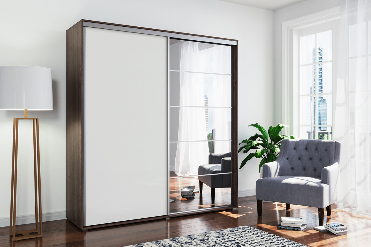 Akciós Mallorca (A21) 200 cm gardróbszekrény +ingyenes kiszállítás