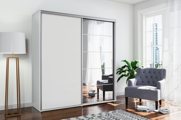 Akciós Mallorca (A21) 200 cm gardróbszekrény +ingyenes kiszállítás