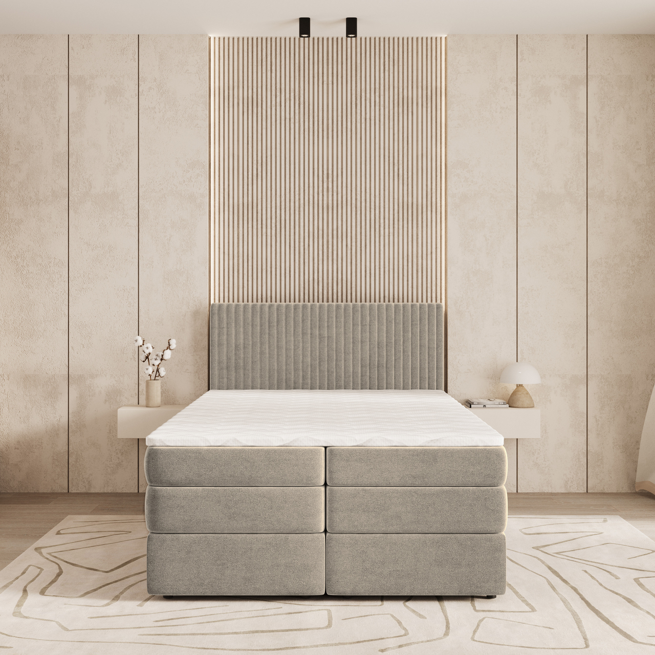 Akciós Felbio boxspring ágy +ajándék fedőmatrac +ingyenes kiszállítás RR