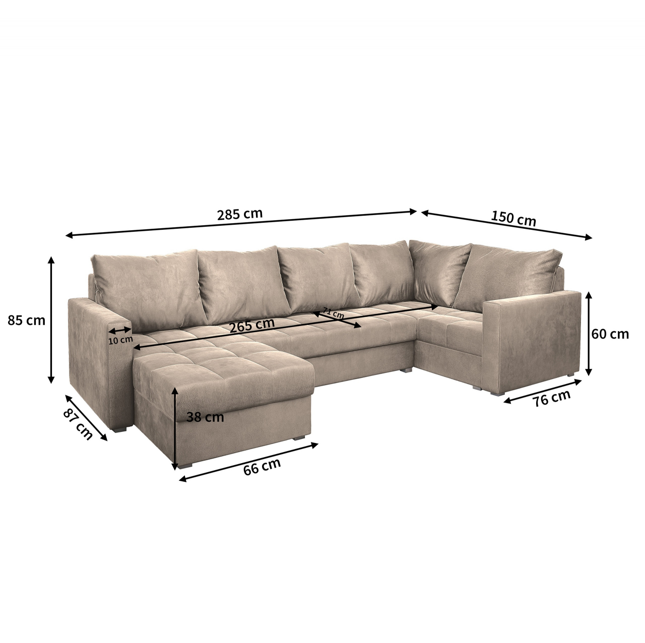 Lorivo U sarokkanapé +ingyenes kiszállítás RR