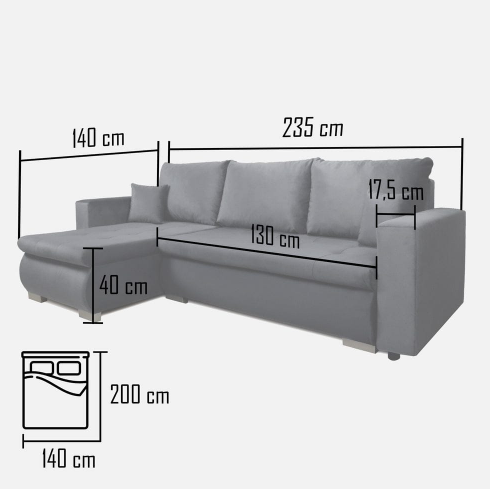 Akciós Silva sarokkanapé +ingyenes kiszállítás RR