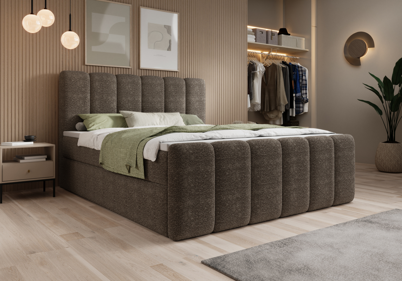 Akciós Amara boxspring ágy +ajándék fedőmatrac +ingyenes kiszállítás