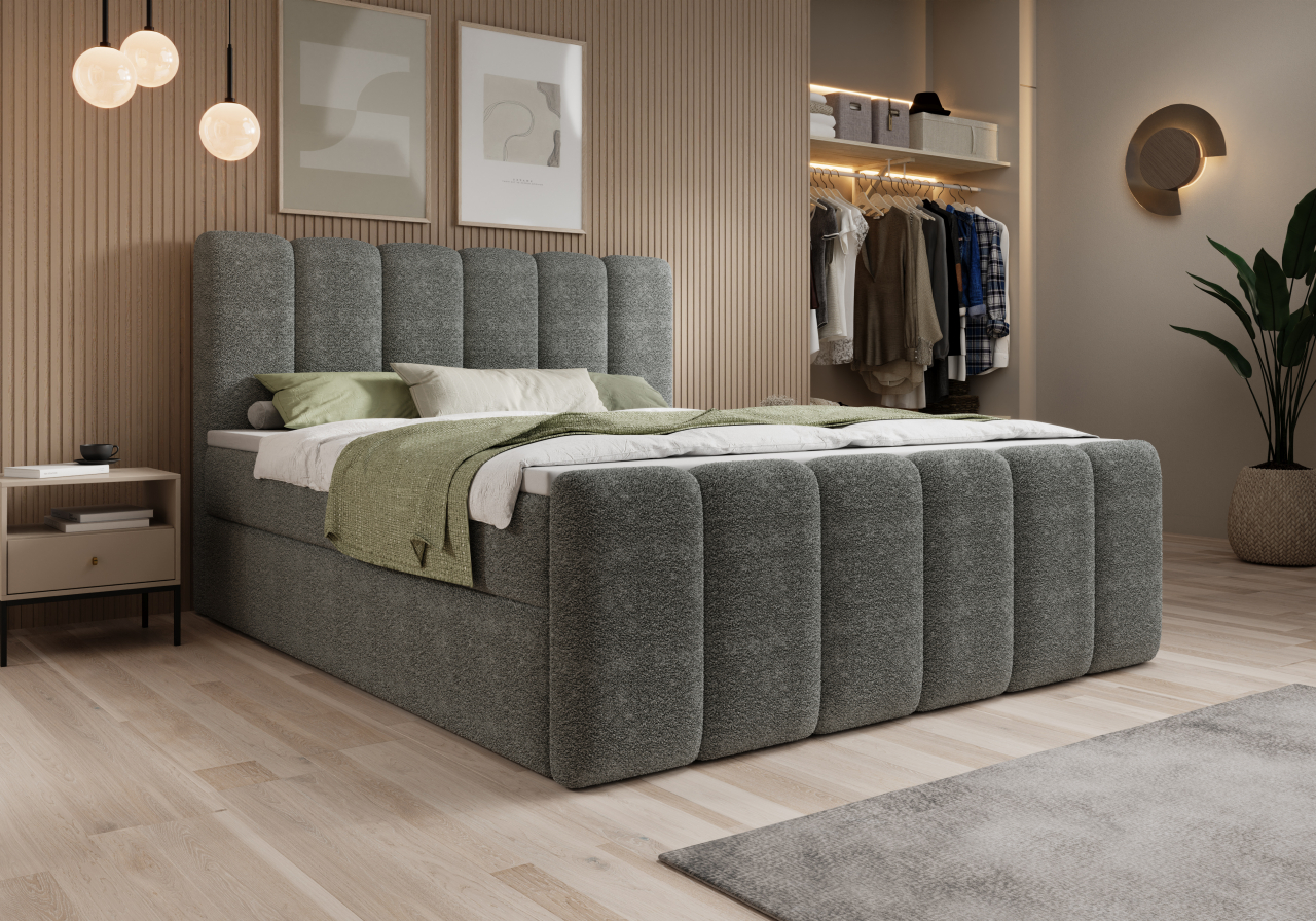 Akciós Amara boxspring ágy +ajándék fedőmatrac +ingyenes kiszállítás